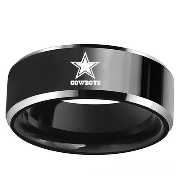 3/$30‎ Dallas Cowboys Stainless Steel  Band Ring - Picture 1 of 2